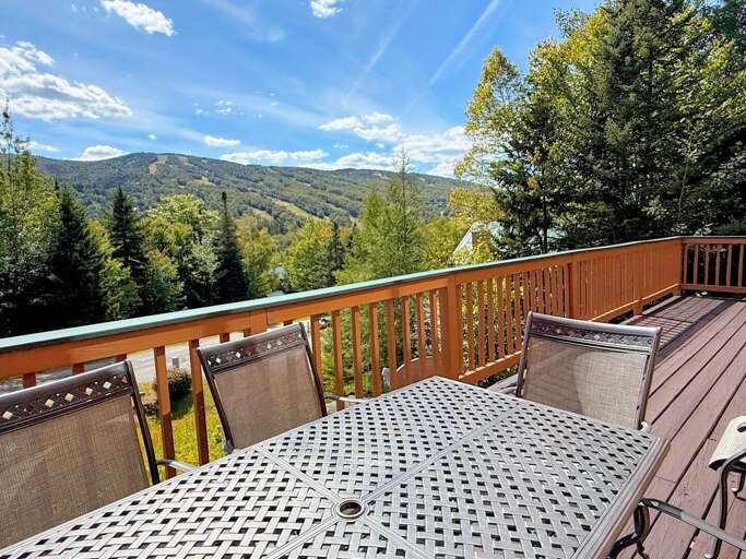 Welcome to Mount Washington Place - main level deck area with a view! Welcome to Mount Washington Place - main level deck area with a view!