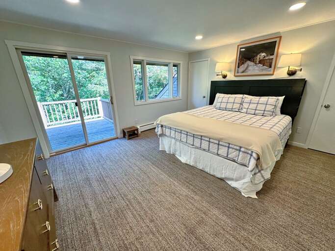 Upper level King Bedroom with ensuite bath