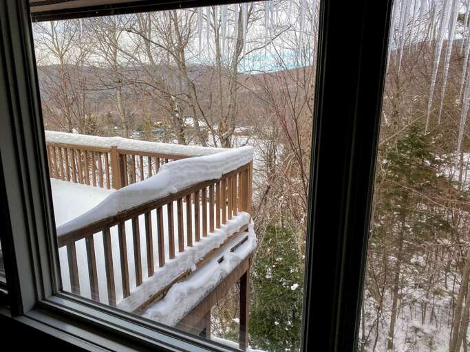 View from master bedroom