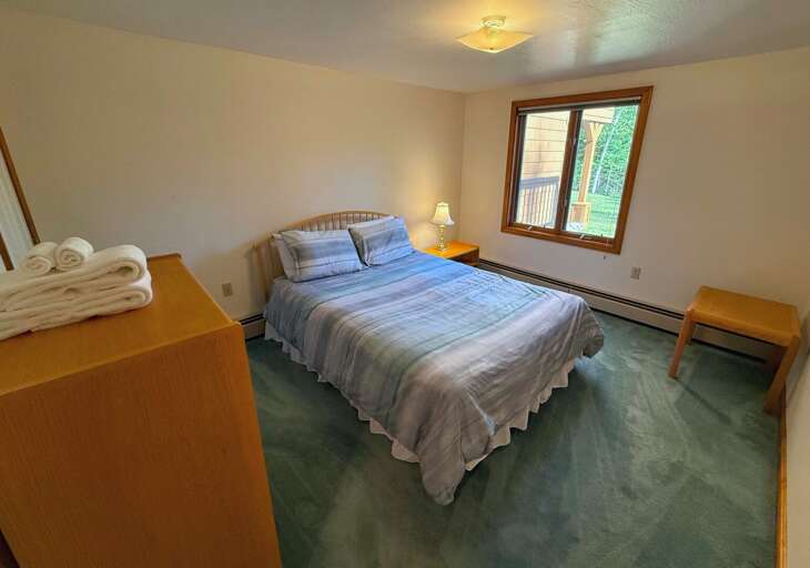 Lower level Queen Bedroom. Lower level Queen Bedroom.