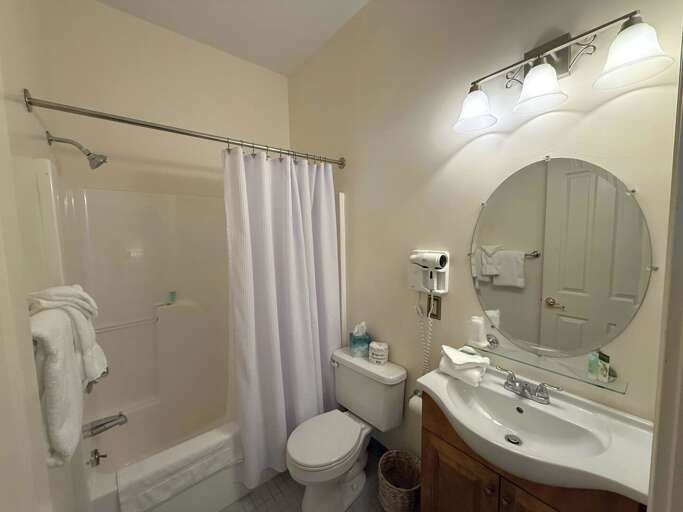 Room 15 Bathroom with Shower/Tub Combo