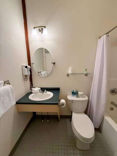 Room 19 Bathroom with Shower/Tub Combo