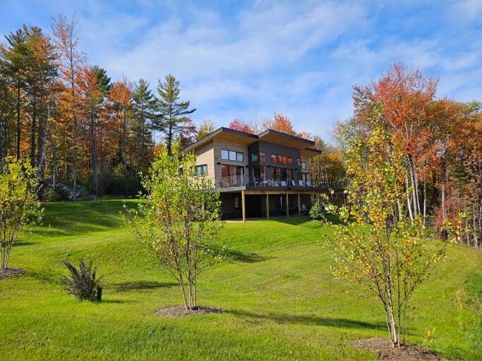 Beautiful setting; Maple Lodge in the background