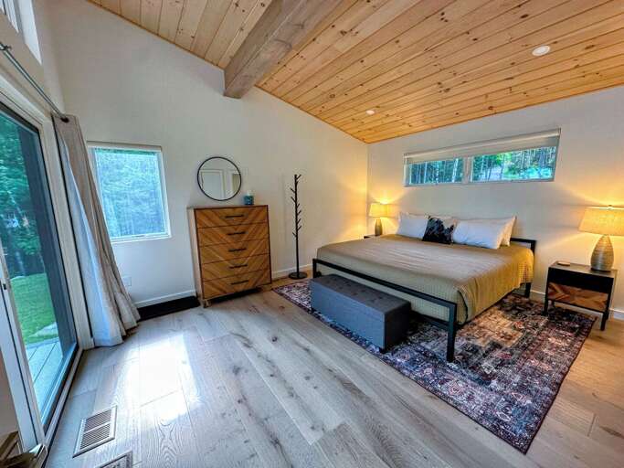 Two identical bedrooms