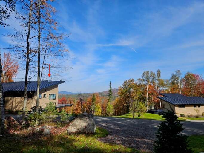 Maple Lodge on the left, Birch House on the right