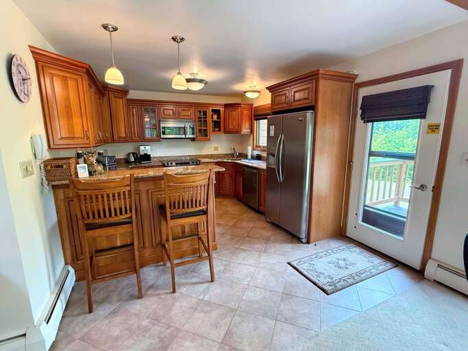 Enjoy a meal from the open-concept main living/dining area