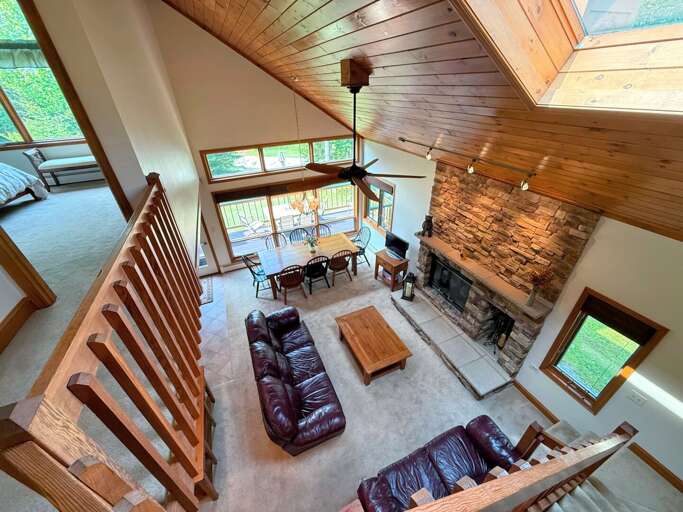 View from upper level