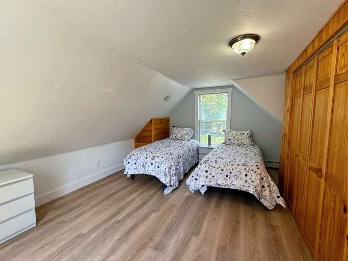 Upper level bedroom. This bedroom will be configured as a king bed.