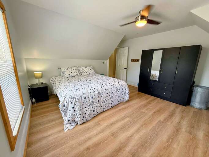 Upper level bedroom with King bed.