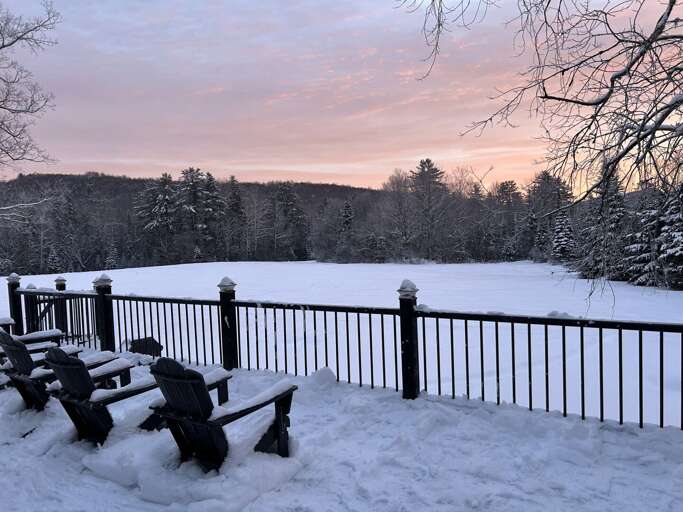 Front row view to the White Mountains
