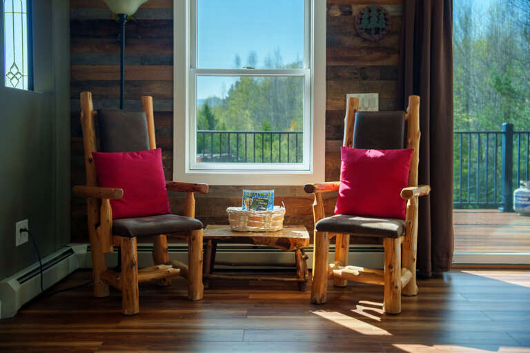 With its modern rustic feel, your stress and worries will melt away