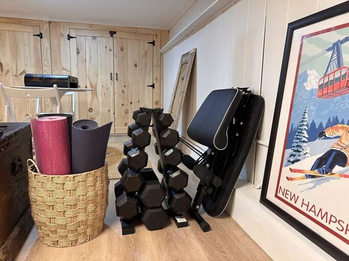 Exercise equipment for guest use