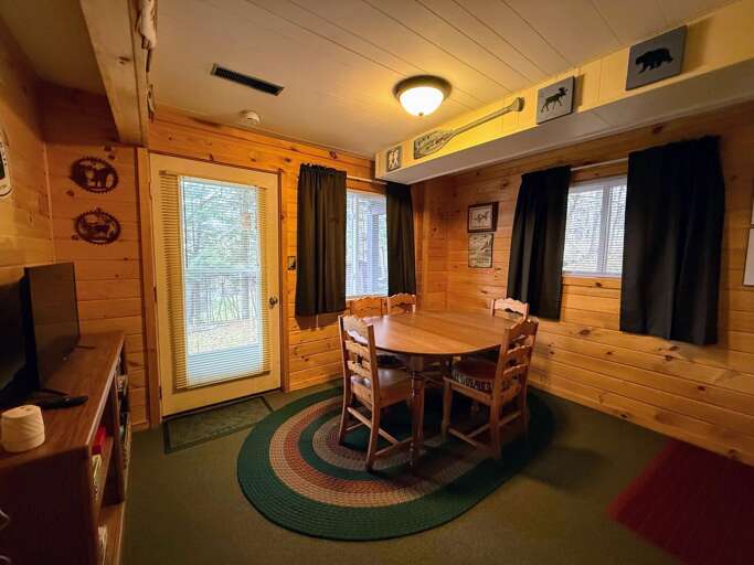 Lower level game room with TV