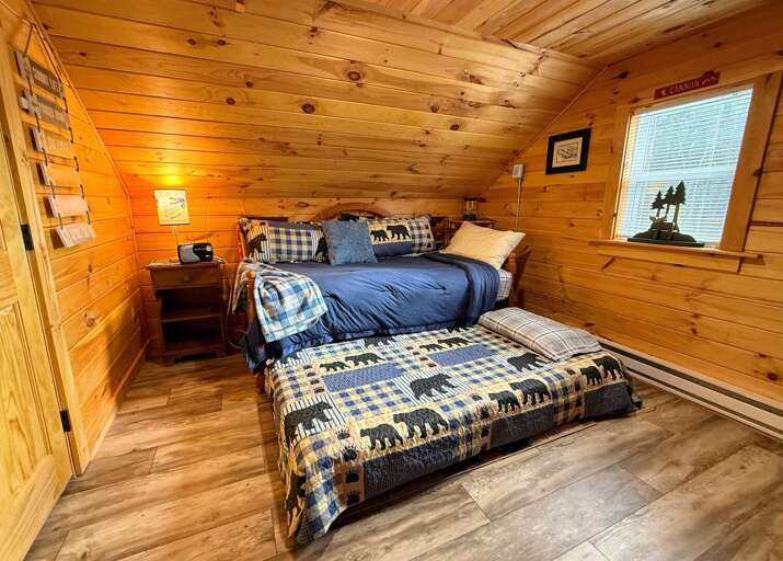 Second upstairs bedroom with Twin and Twin Trundle