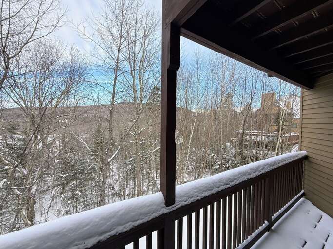 Main level deck off of living room