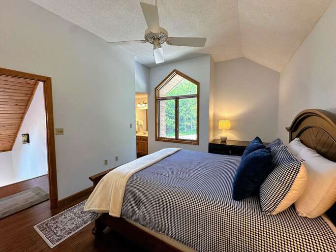 Upper Level Queen Bedroom with ensuite bath