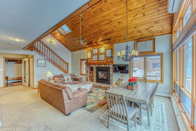 Dining Area with Mountain Views