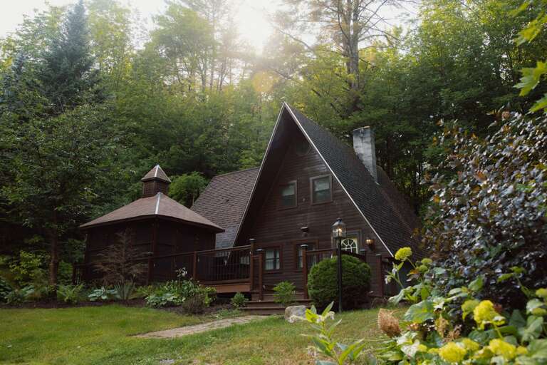 The lovely, level yard is great for hanging out or playing with the kids