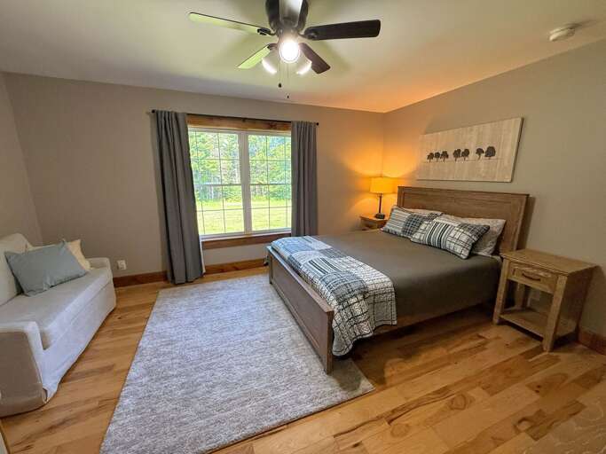 Main Level Queen Bedroom 2 with TV