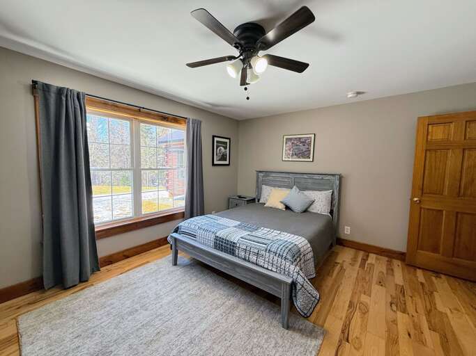 Main Level Queen Bedroom 2 with TV