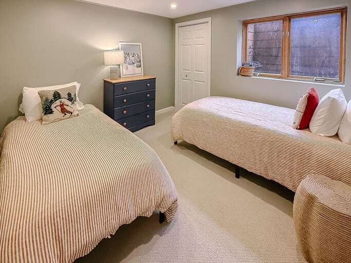 Lower Level Twin Bedroom