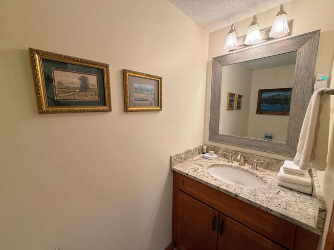 Main level half bath