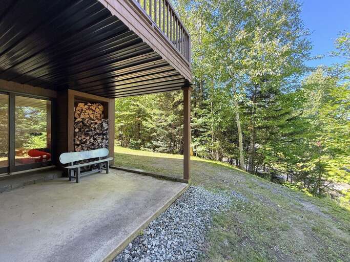 Lower level slider walkout just above the learning center ski area