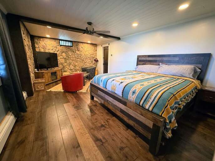 Lower Level Bedroom with King Bed