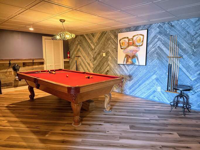 Lower Level Pool Table