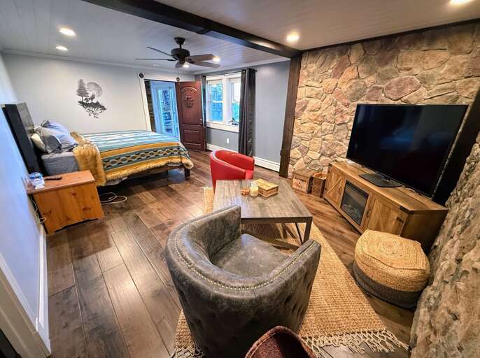 Lower Level Bedroom with King Bed