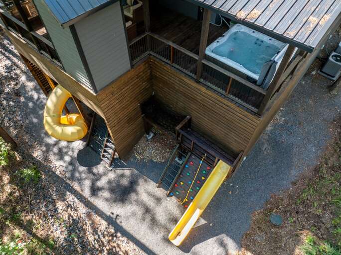 Take in the view while soaking in the Hot Tub