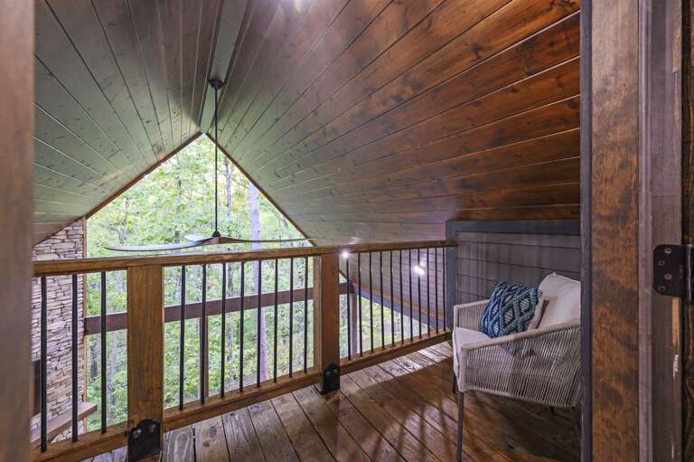 Peek a boo deck off Game Room