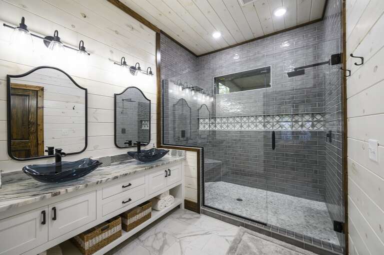 Master Bath #1 has large shower with Dual heads