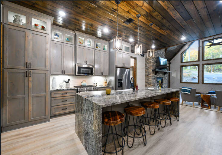 Kitchen island will seat 5