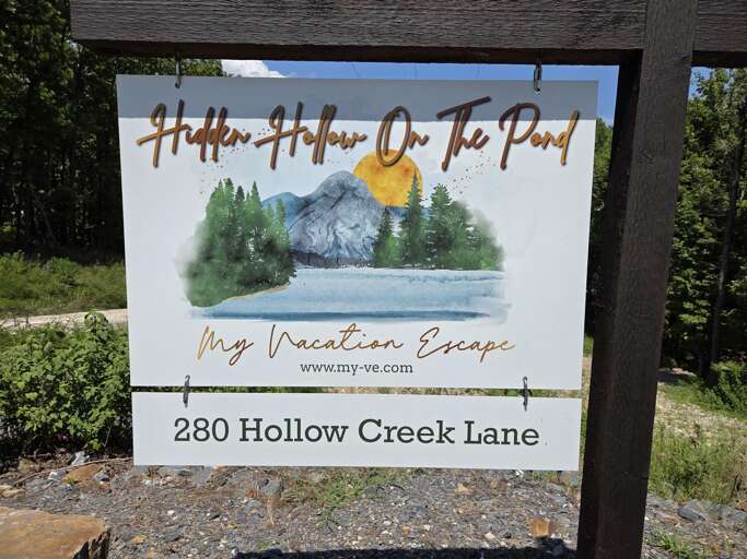 Hidden Hollow On The Pond