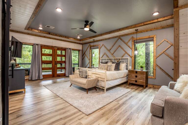 Master Suite With Deck Access