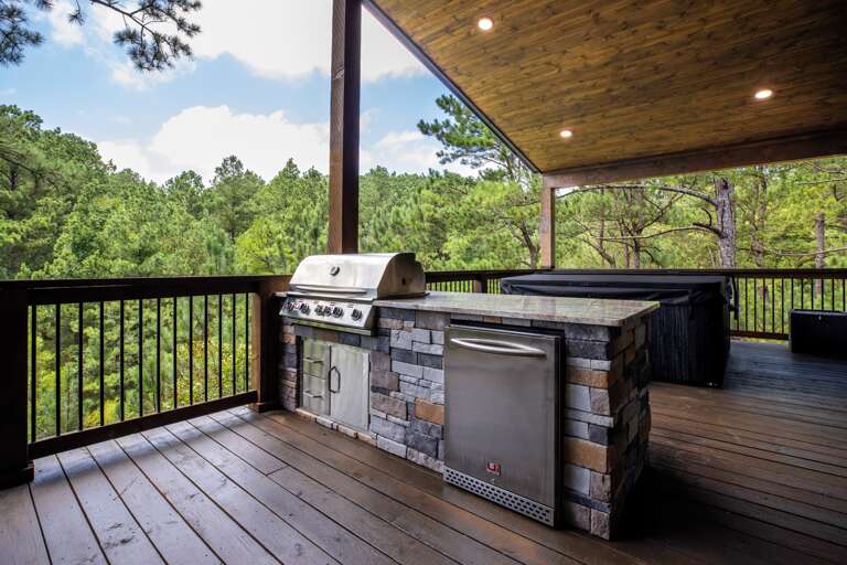 BBQ Grill &amp; Outdoor Fridge