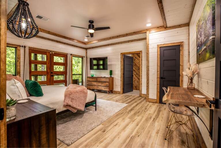 Master Suite With Deck Access