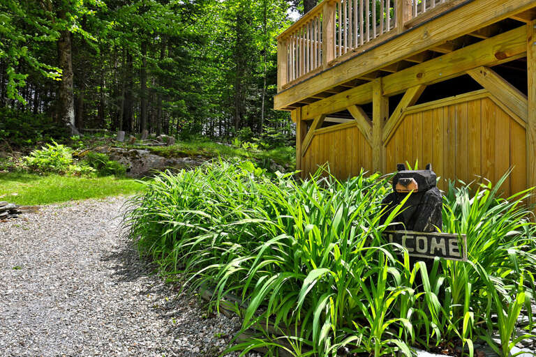 Front walkway to front deck