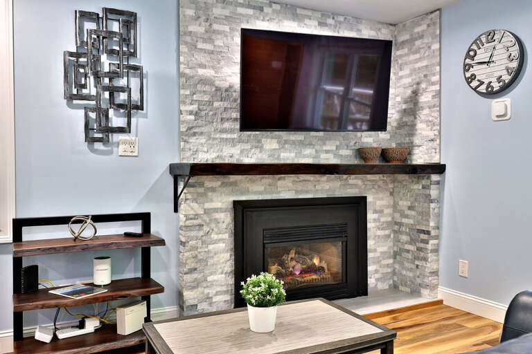 Sitting on the couch