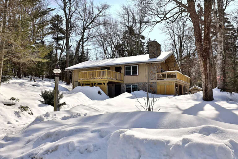 View of house in winter