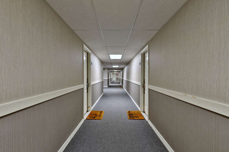 Clean and quiet hallways with a convenient elevator