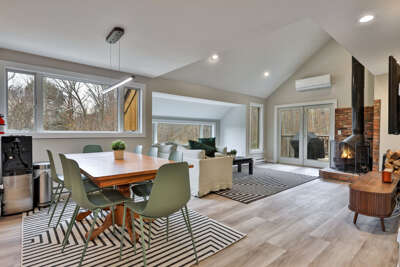 Cook, dine, and relax together. This space was designed for gathering.