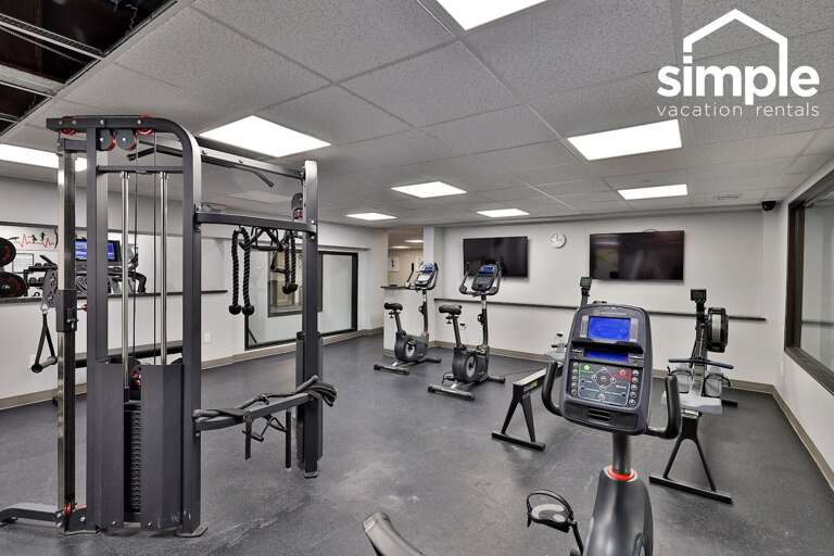 The gym has enough variety to build a full workout around the equipment you prefer.