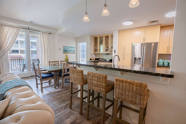 Bar kitchen area