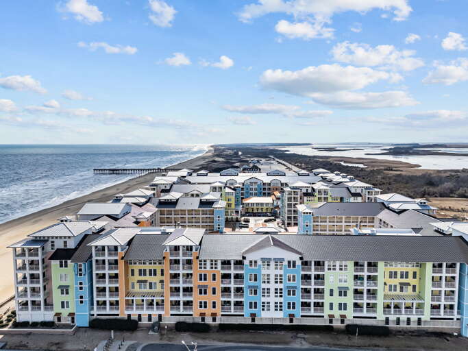 Welcome to The Sanctuary! Enjoy this stunning private Penthouse with views of the Ocean Front and Bay, whether you're inside or out, enjoying the two spacious wrap-around decks, you'll never miss a sunrise or sunset. 