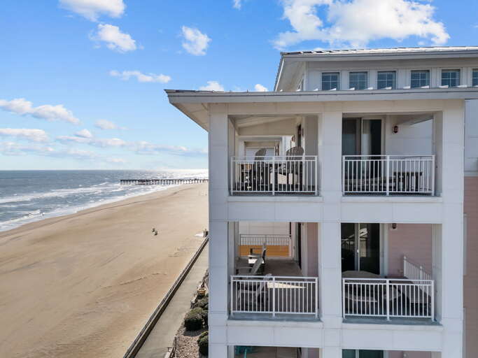 Welcome to The Sanctuary! Enjoy this stunning private Penthouse with views of the Ocean Front and Bay, whether you're inside or out, enjoying the two spacious wrap-around decks, you'll never miss a sunrise or sunset. 
