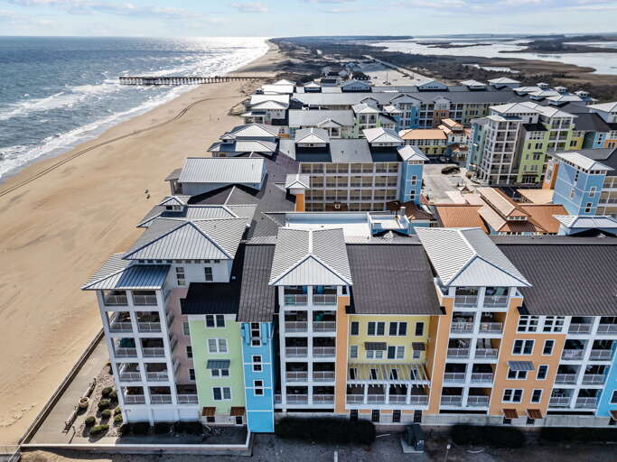 Welcome to The Sanctuary! Enjoy this stunning private Penthouse with views of the Ocean Front and Bay, whether you're inside or out, enjoying the two spacious wrap-around decks, you'll never miss a sunrise or sunset. 