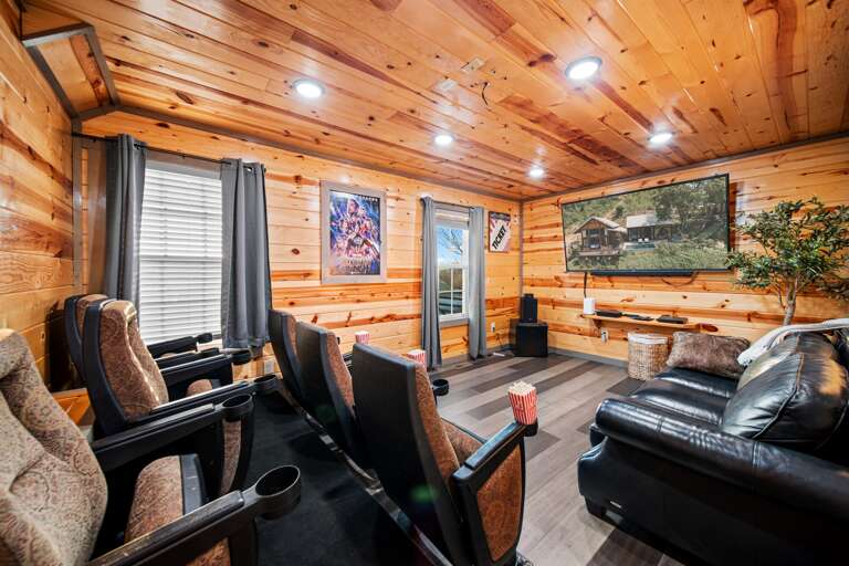 Cabin 1 Popcorn Ready for movie night :)