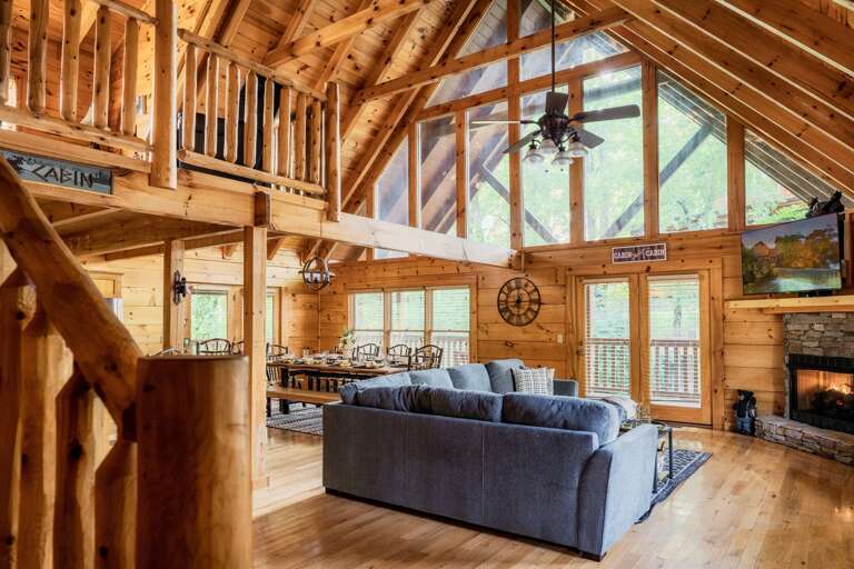 Cabin 2 Large Living Spaces
